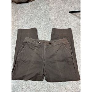 Talbots Brown Chino Capri Women's Size 10